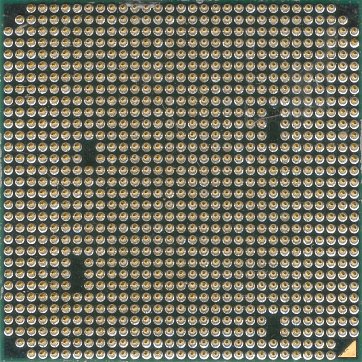 AMD Athlon II X3 450 (back side)
