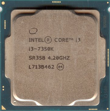 Intel Core i3-7350K (front side)