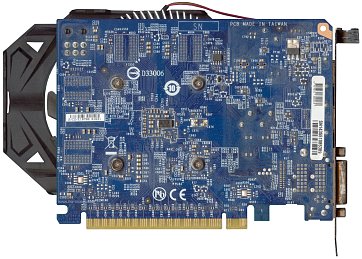Gigabyte GeForce GTX 750 (back side)